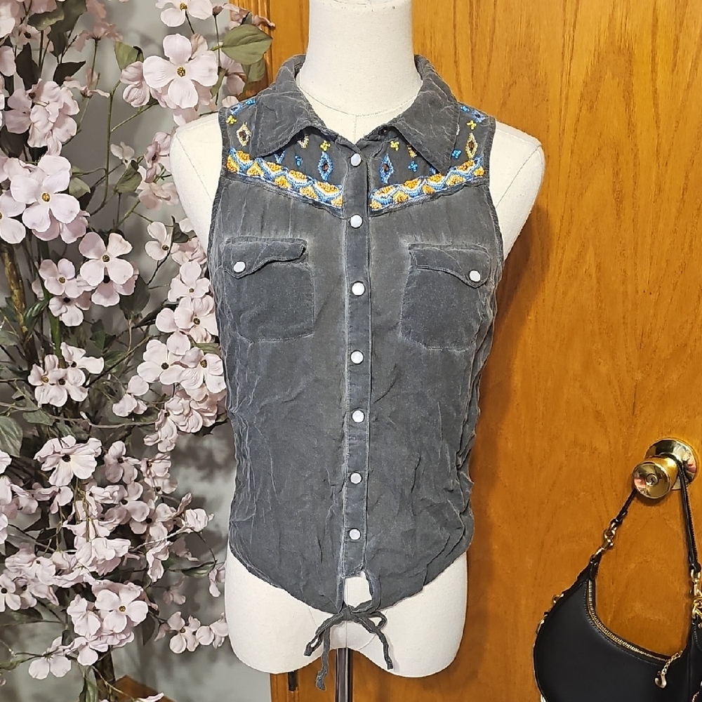 Bke Beaded Tank Top